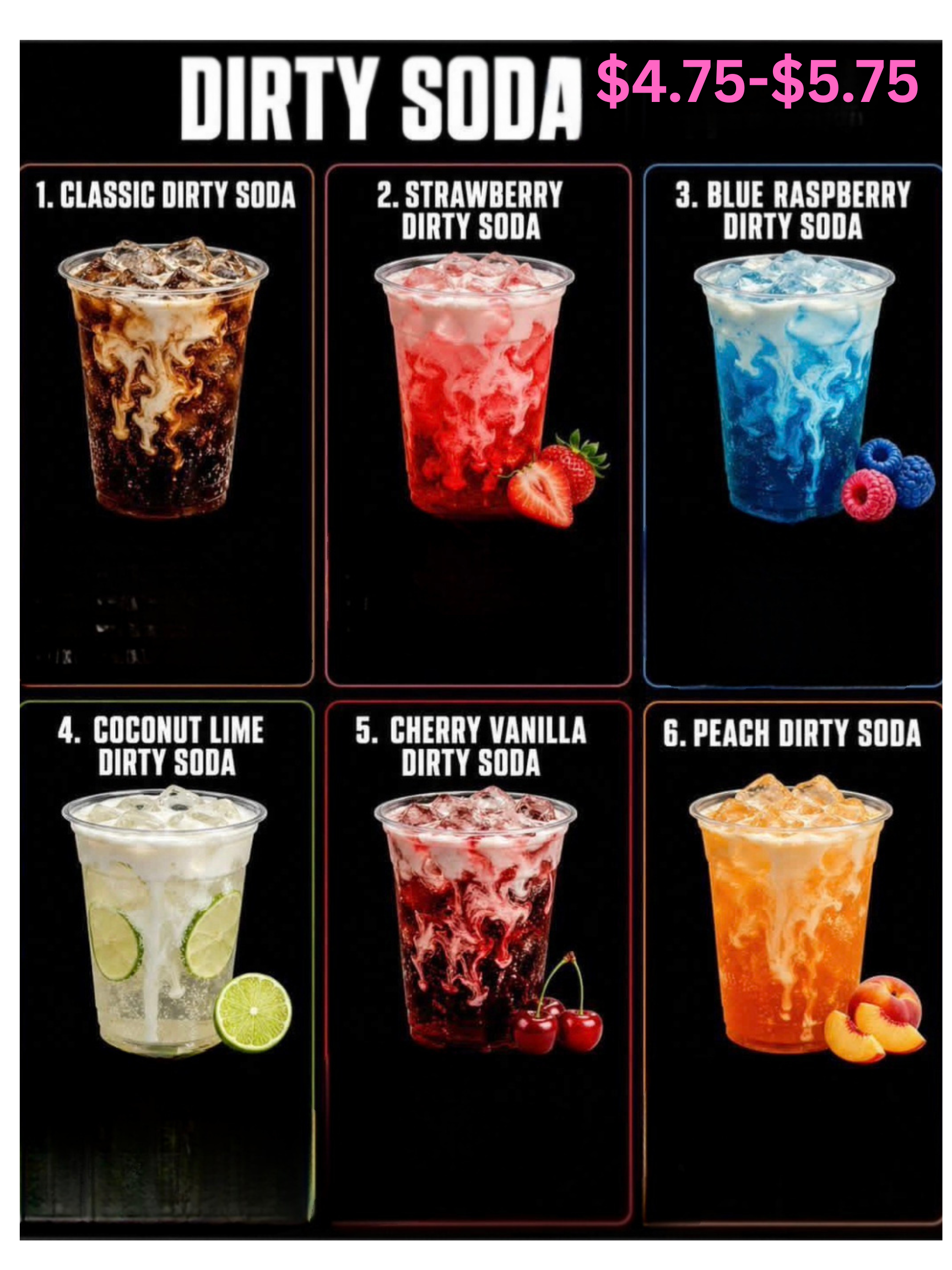 Menu | His Ohana Shave Ice, His Ohana Coffee